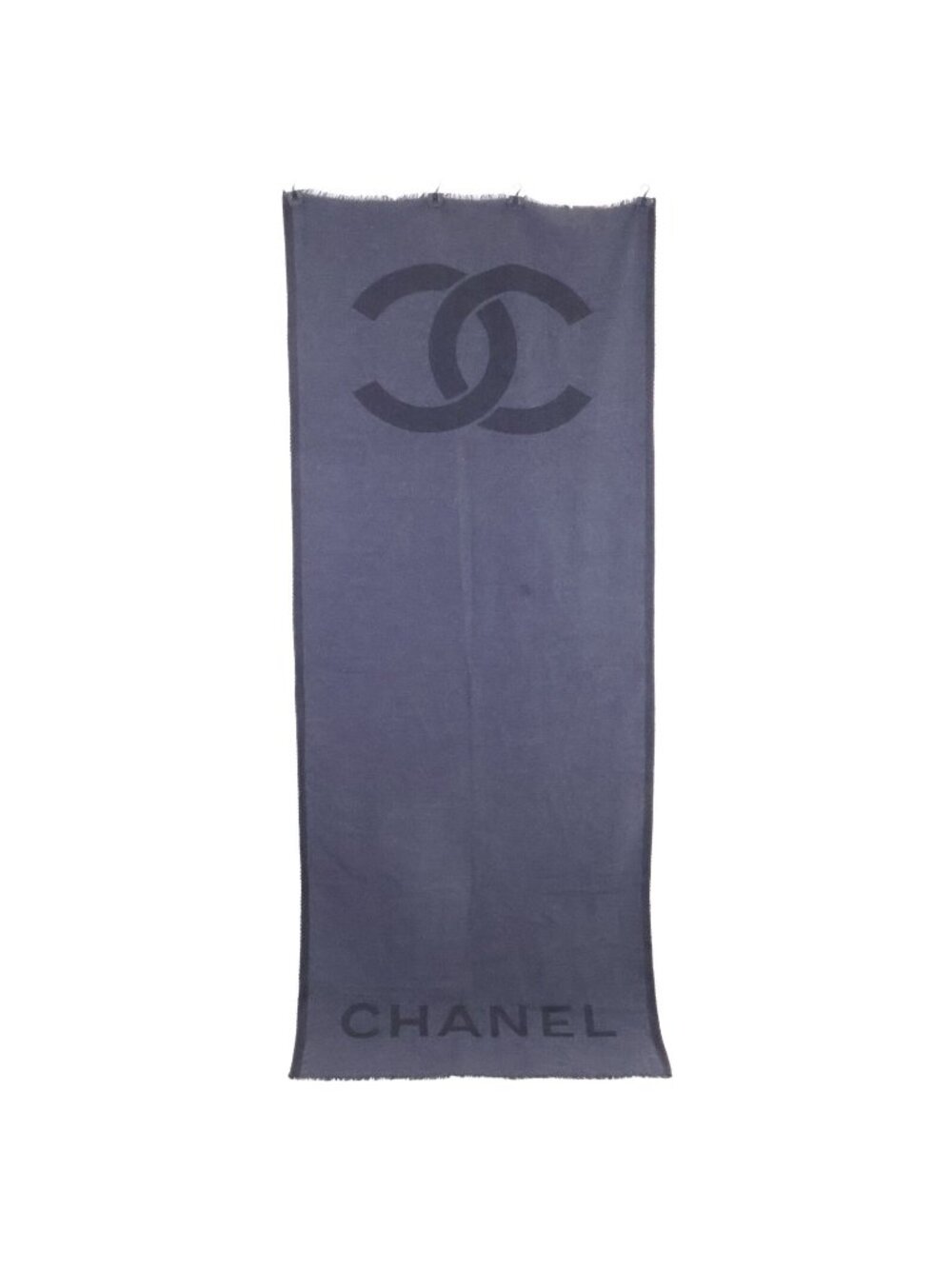 Chanel CC Logo Cashmere Scarf